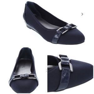 LONDON FOG CHELSEA SEMI WEDGE DRESS SHOES